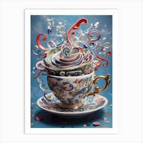 Teacup Art Print