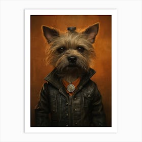Gangster Dog Cairn Terrier 3 Art Print