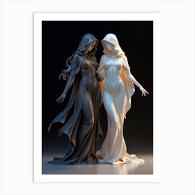 Two Witches Art Print