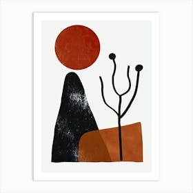 Perth Geometry Minimalist Bauhaus Art Print