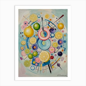 Lemons And Limes no2 Art Print