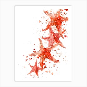 Watercolor Starfish 6 Art Print