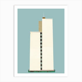 Tower Block Art Print
