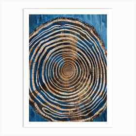 Tree Slice Art Print