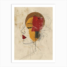 Portrait Of A Woman 423 Art Print