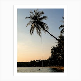 The Palm Swing | Koh Kood Thailand photography print Art Print