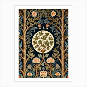 William Morris Tree Of Life 10 Art Print