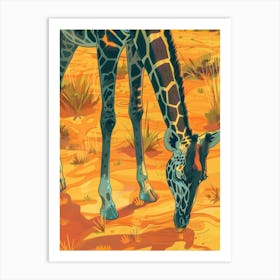 Giraffe 121 Art Print