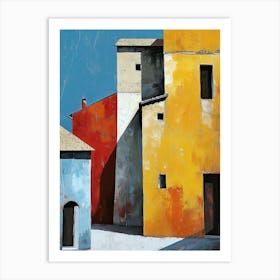 Houses In Tuscany, Italy Art Print