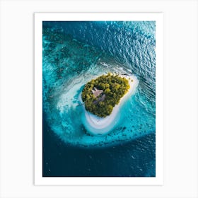 Island In The Maldives 20 Art Print