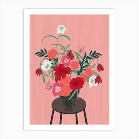 Flowers For Taurus Art Print