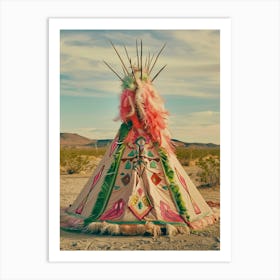 Bohemian Teepee Art Print