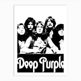 deep purple hard rock band music 2 Art Print