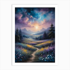 Path To The Moon Art Print