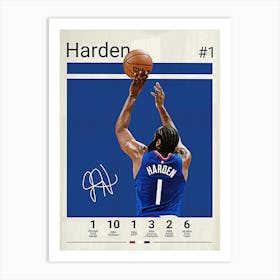 James Harden Art Print