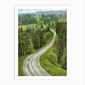 Road In The Mountains Photo Art Print