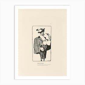 Man With A Pipe Art Print