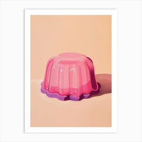 Pink Jelly Minimal Illustration Art Print