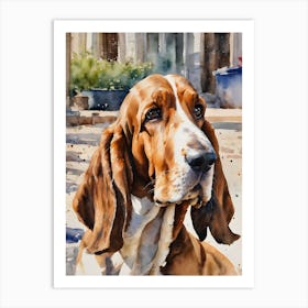 Basset Hound 1 Art Print