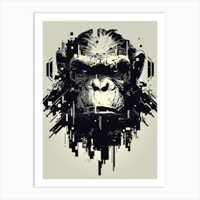 Chimpanzee Art Print