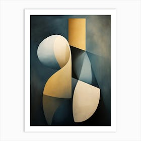 2024 May Poster Canvas Scandi Abstract Pp 4 Art Print