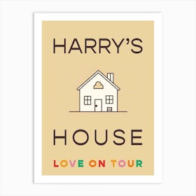 Harry Styles Harry S House Art Print