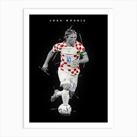 Luka Modric Croatia Art Print