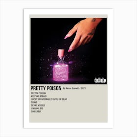 PRETTY POISON By Nessa Barrett. 2021 Poster Art Print