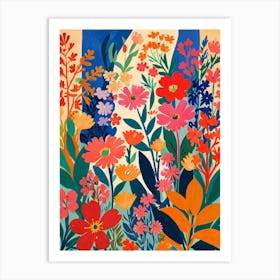 Flowers In The Garden Art Print