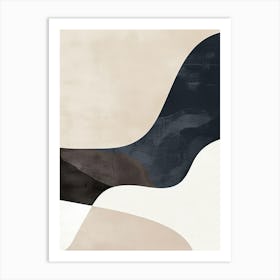 Gentle Drift Minimalist Style Art Print