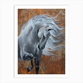 White Horse Art Print