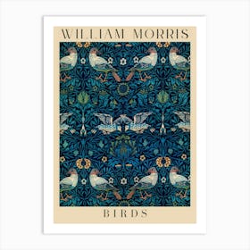 Birds By William Morris Art Print