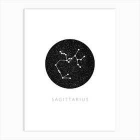 Sagittarius Constellation Art Print