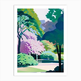 Shinjuku Gyoen National Garden, Japan Abstract Still Life Art Print