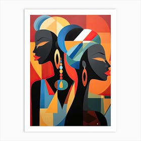 Two African Women 5 Art Print