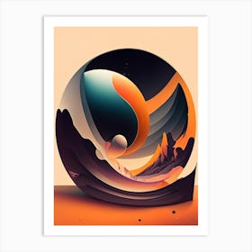Phase Comic Space Space Art Print