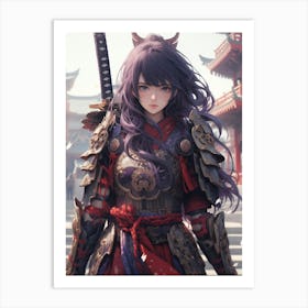 Samurai Girl 2 Art Print