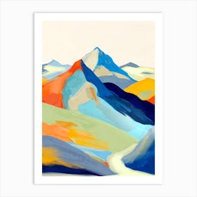 Summer Mountains Art Print