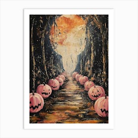 Halloween Pumpkins 36 Art Print