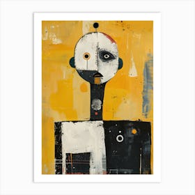 abstract portrait etr Art Print