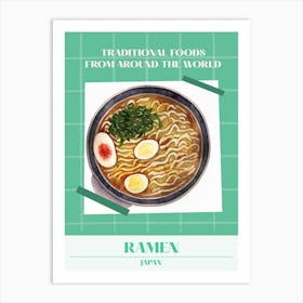 Ramen Japan 3 Foods Of The World Art Print