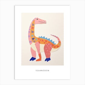 Nursery Dinosaur Art Iguanodon 3 Poster Art Print