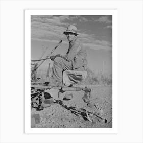 Farmer, Black Canyon Project, Canyon County, Idaho By Russell Lee 1 Art Print