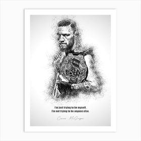 Conor Mcgregor Ufc Sketch 5 Art Print