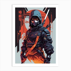 Ninja Warrior Art Print