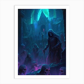 Skeletons 1 Art Print