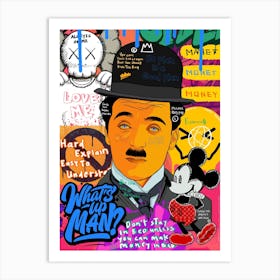 Charlie Chaplin Art Print