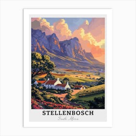 Stellenbosch Travel 3 Art Print