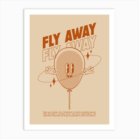 Retro Wall Art Vintage Decor Retro Cartoon Printable Art Retro Vintage Wall Art Fly Away Trendy Retro Poster Art Print