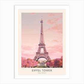 Eiffel Tower Paris France Travel Poster Art Print